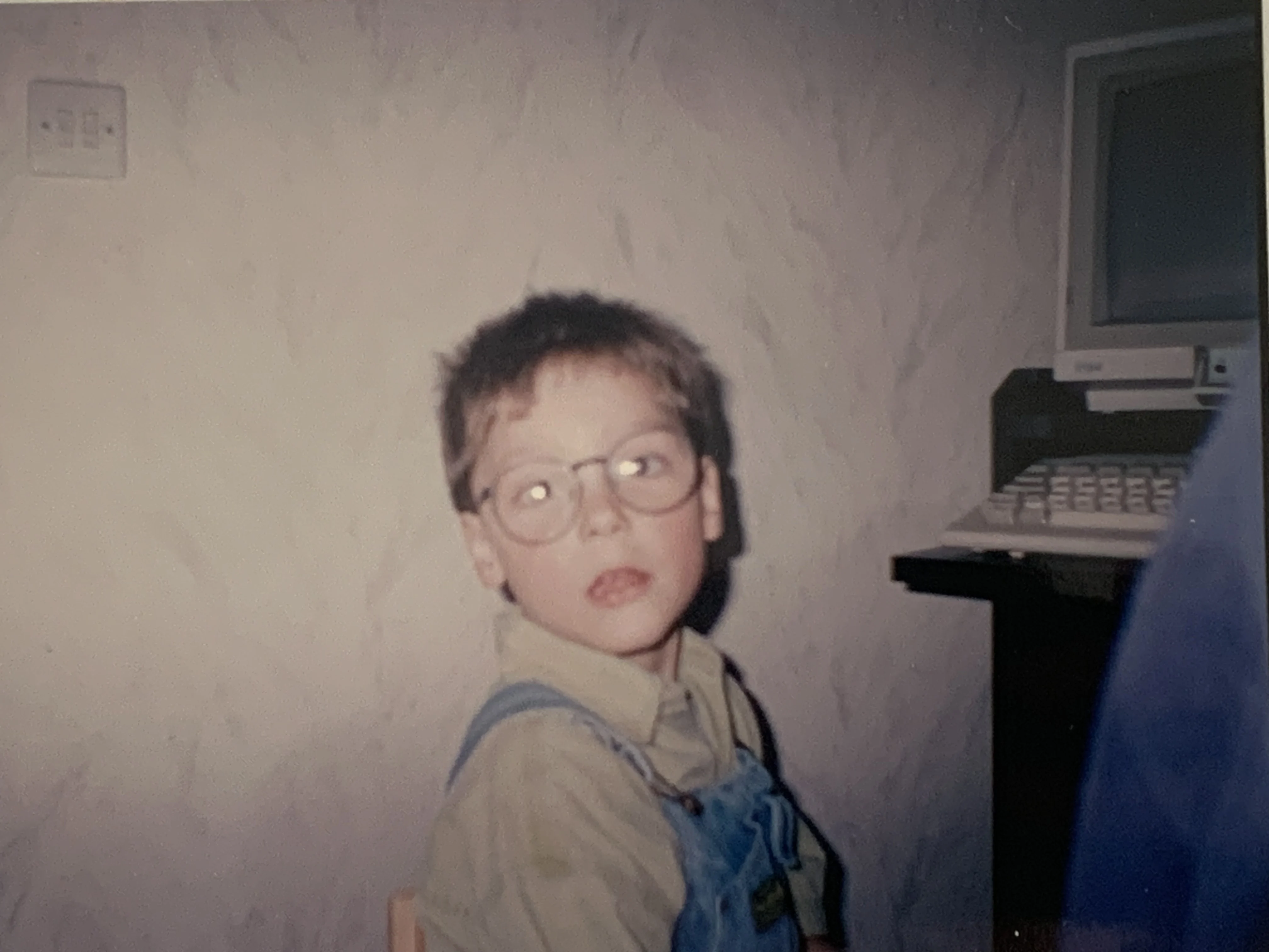 Christophe Dumont enfant, débuts en informatique